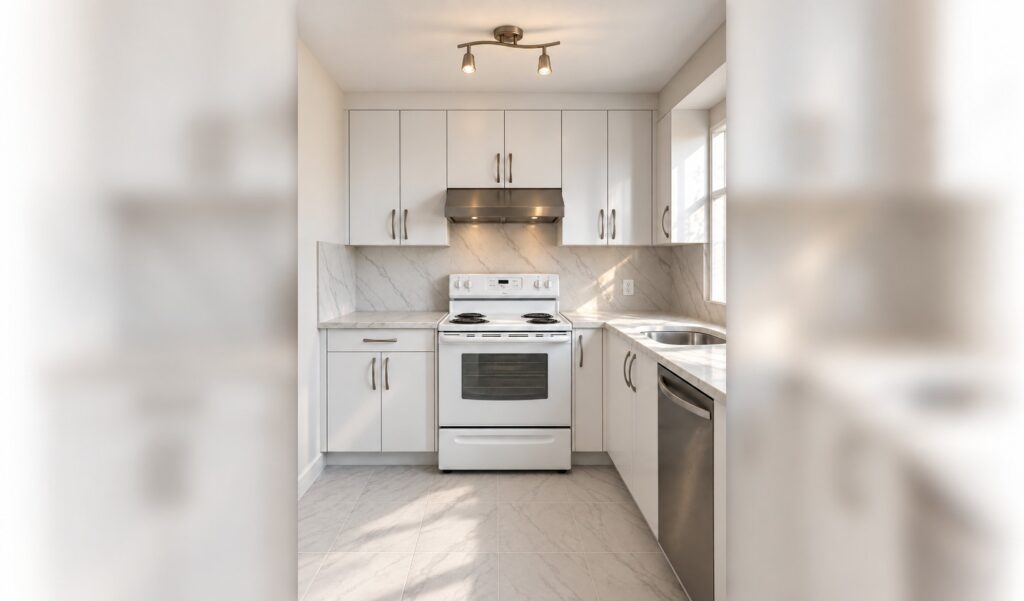 The beautiful bathroom and kitchen remodel in Surrey