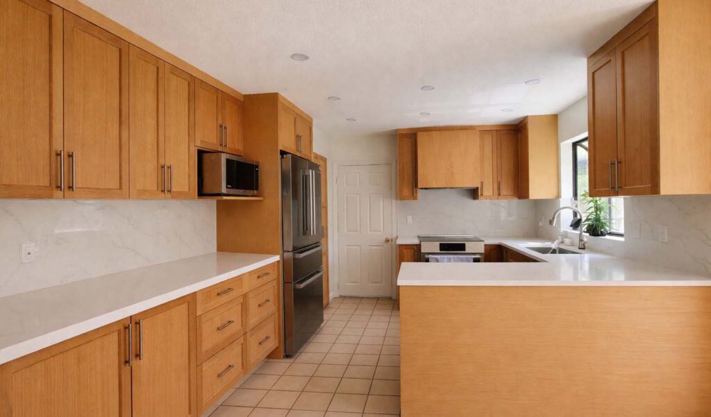 The beautiful kitchen in Burnaby