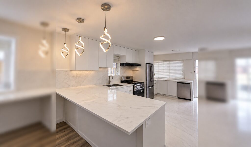 The beautiful kitchen renovation in Burnaby