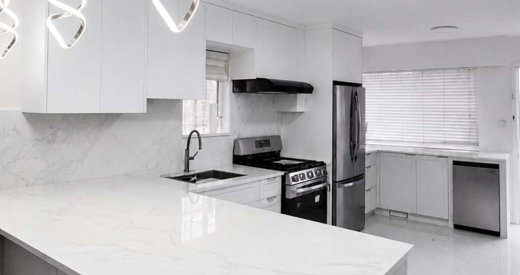 The beautiful kitchen renovation in Burnaby