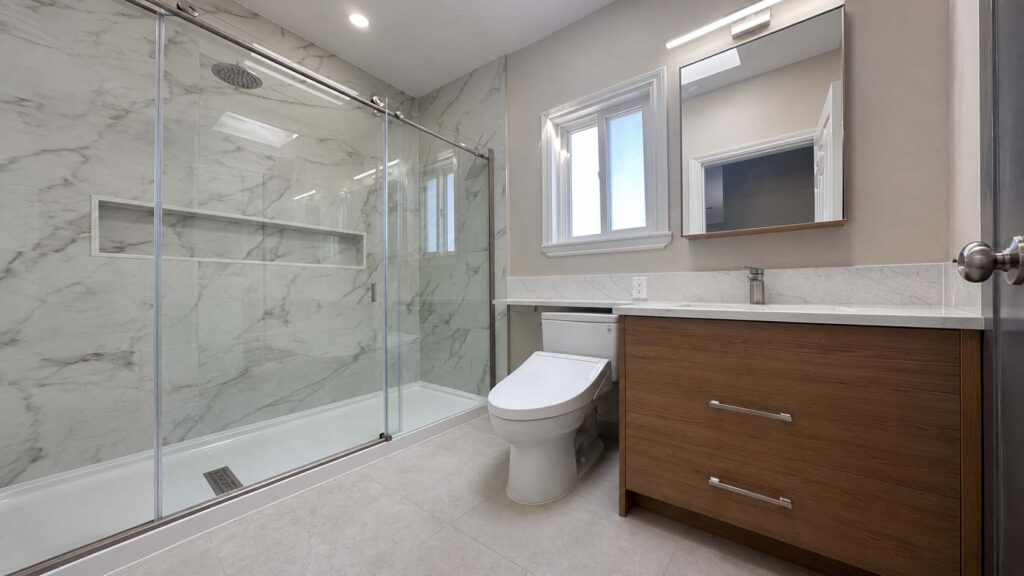 The modern bathroom in Vancouver