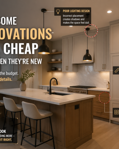 Why Some Renovations Feel Cheap Even When They’re New